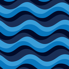 Marine seamless pattern