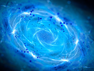 New glowing quantum technology with particles