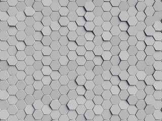 grey honeycomb background