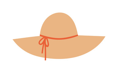 Panama hat vector illustration.