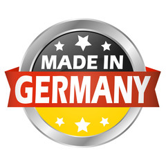 Made in Germany Button Silber