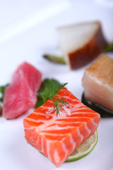 Fresh sashimi