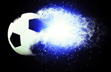 Explosive soccer ball