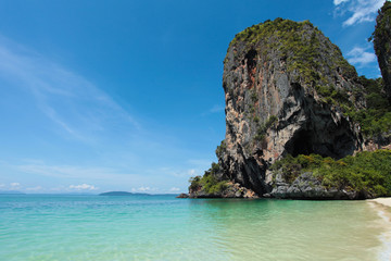 Rock in the water