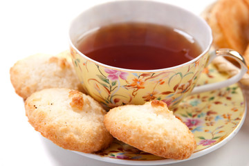 Tea with baking