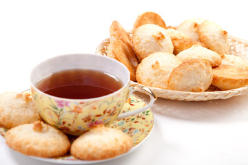 Tea with baking