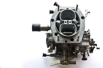 carburetor on white background