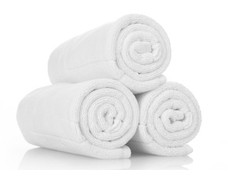 White towels