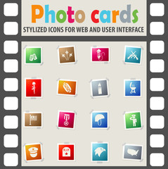 memorial day icon set