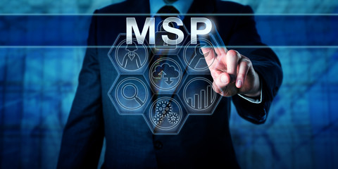 Corporate Manager Pushing MSP
