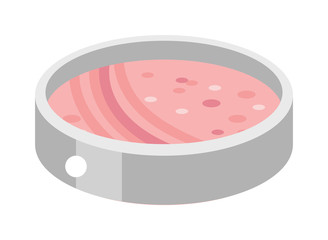 Minced meat vector illustration.