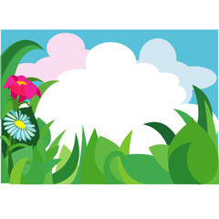 Obraz premium Invitation poster design. Baby shower card.