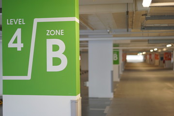 Generic view of parking lots