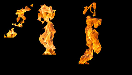 High resolution fire collection isolated