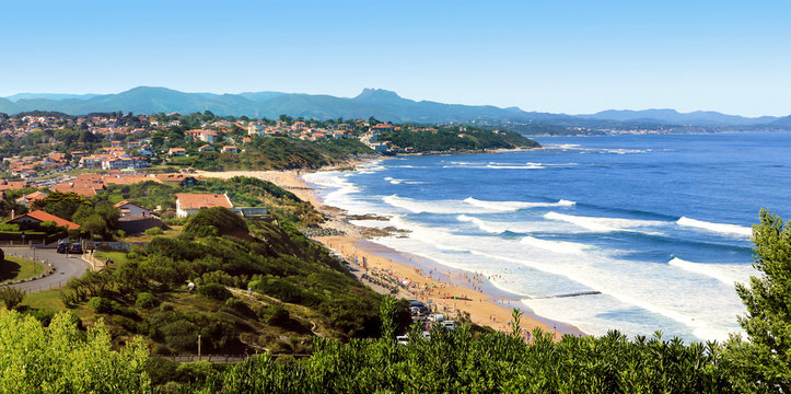 La c&ocirc;te de Bidart &agrave;  Saint-Jean-de-Luz