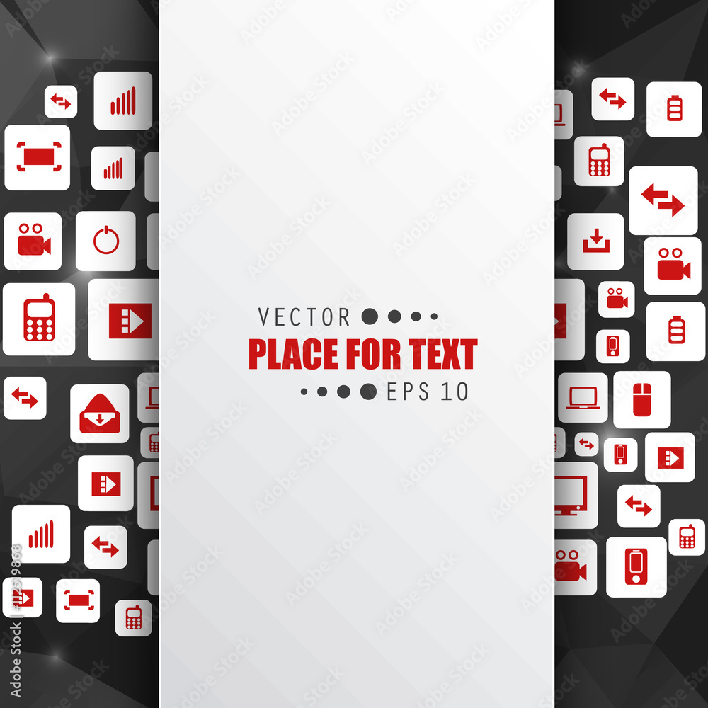 Aufkleber abstract creative concept vector empty speech bubbles. for web and mobile applications isolated on b