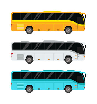 City bus vector illustration.