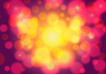 Vector illustration. Abstraction of circles.