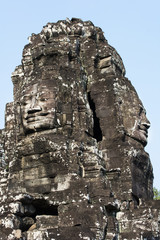 Angkor, Köpfe von Lokeshara in der Tempelanlage 