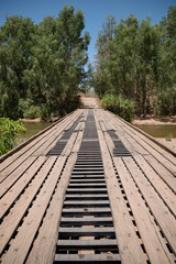 Old bridge, western Queensland, Australia