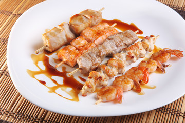 Asian barbecue sauce set