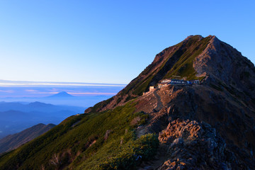 Mt.Aka at the Yatsugatake mountains in Nagano, Japan