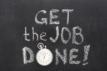 get the job done