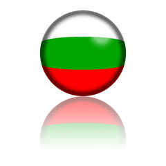 Bulgaria Flag Sphere 3D Rendering