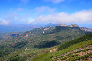 Fototapeta premium Mountains of Northern Yatsugatake in Nagano, Japan
