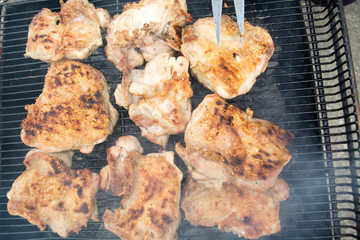 Grilled pork chops
