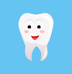 Healthy Tooth with Happy Face