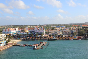 Fototapeta na wymiar Oranjestad Aruba