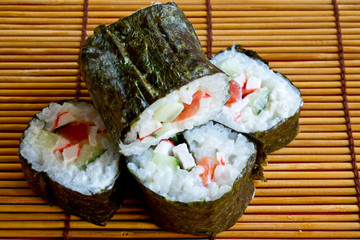 sushi rolls