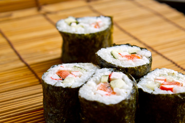 sushi rolls