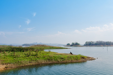 Island and lake viewpoint.