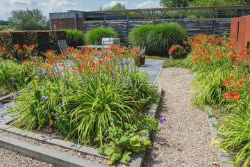 Beautiful garden idea in model gardens Appeltern, The Netherlands
