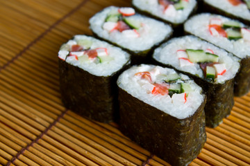 sushi rolls
