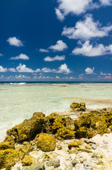 Paradise view of Rangiroa atoll, French Polynesia