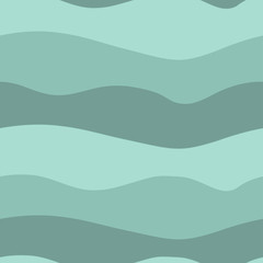 Vector illustration of sea waves