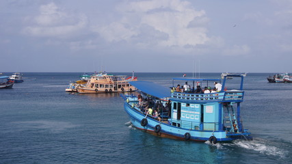 Obraz premium Schiffstour vor der Insel Koh Tao