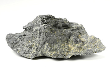 Obraz premium graphite from Bavarian Forest/ Germany isolated on white background