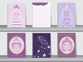 Collection of hand drawn cards,book and invitations