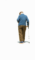 tercera edad, caminando