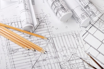 The projects of houses a background