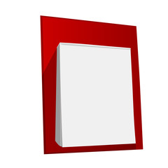 blank calendar/notepad
