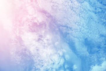 sun and cloud background with a pastel colored

