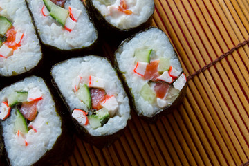 sushi rolls