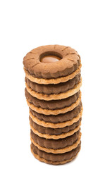 sandwich biscuits with chocolate filling