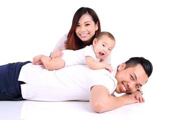 Fototapeta premium Happy family