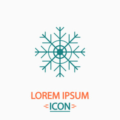 snowflake computer symbol